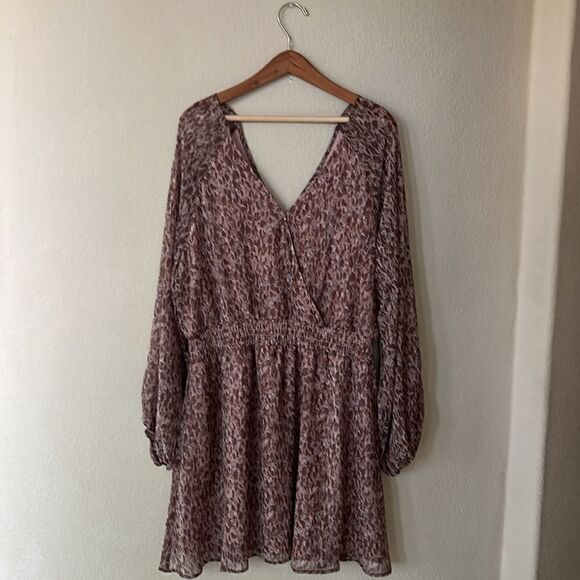 NWT Rokoko Animal Print Chiffon dress 2XL - Picture 11 of 11